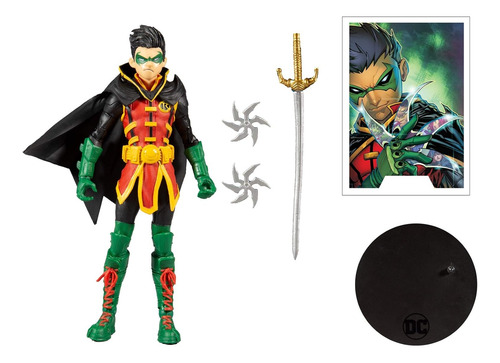Mcfarlane Toys Dc Multiverse Damian Wayne Robin (Usado)