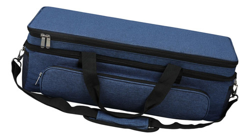 Estuche Organizador De Transporte Para Máquina Azul
