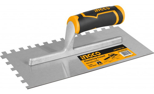 Imagen 1 de 7 de Llana Dentada De Metal 280x130mm Ingco Hptt28138