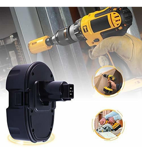 Bateria 18v 4500mah Para Dewalt Dc9096 Dc9098 Dc9099 X 2u