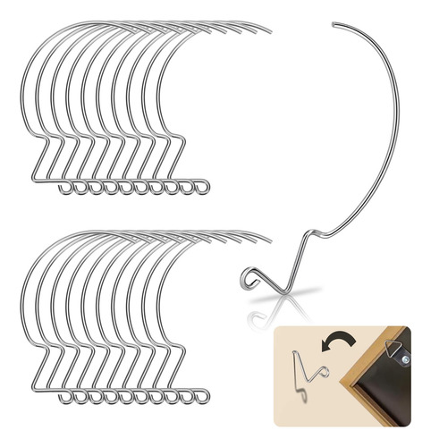 30 Gancho Para Colgar Cuadro Panel Yeso Pared Resistente