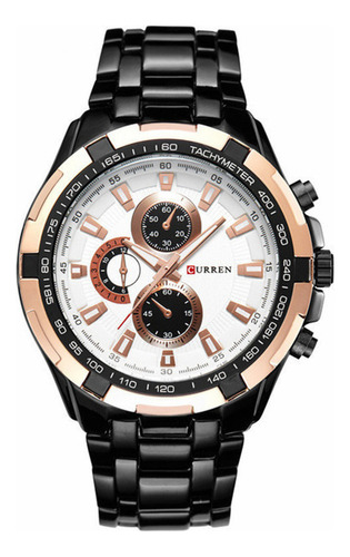 Reloj De Cuarzo De Acero Inoxidable Curren 8023 For Hombre