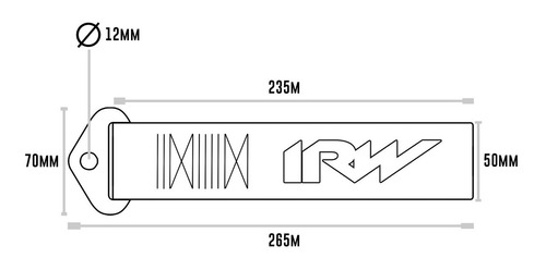 Imagen 3 de 4 de Cinta Tira De Remolque Irw Amarilla Competicion