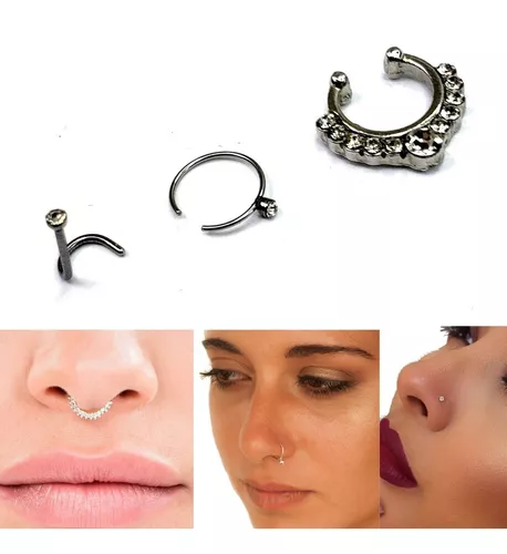 Piercing nariz ponto de luz - Comprar em Brilho Pratas