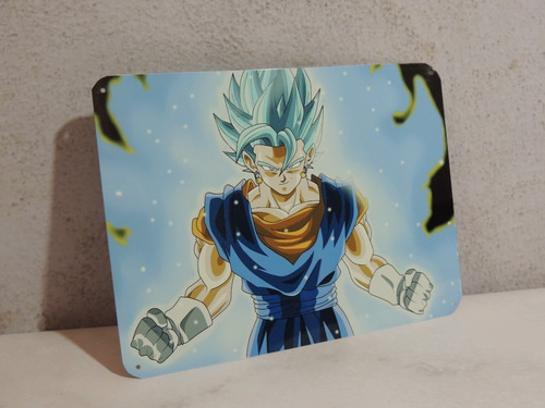 Carteles Chapa Dragon Ball Vegeta Blue 15x20 Animé Manga