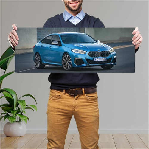 Cuadro 30x80cm Auto 2020 Bmw M235i Gran Coupe Za 929