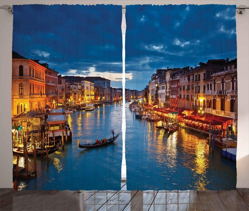 Cortinas De Venecia, Vista En El Gran Canal Desde El Pu...