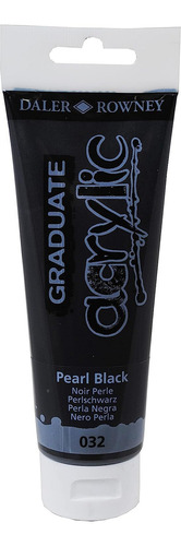 Acrilica Daler Rowney Graduate 120ml 032 Pearl Black