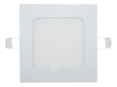 Panel Led 6w Embutir Plafon Blanco Cuadrado Color Blanco frío