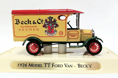 Miniatura Diecast 1/43, Camión 1926 Model Tt Ford Van Beck's