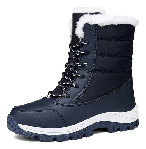 Botas De Nieve Cálidas Para Mujer, Botas Antideslizantes, Li