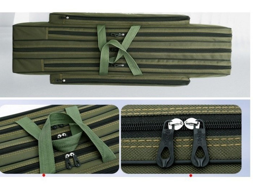 Imagen 5 de 6 de Bolso Mochila Para Cañas De Pescar Y Sus Accesorios 1.50mts
