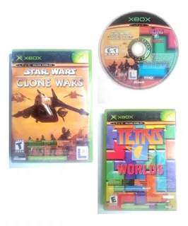 Star Wars The Clone Wars Y Tetris Worlds Xbox Clásico