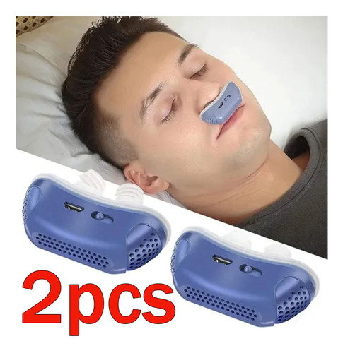 Aparelho Anti Ronco Elétrico Clip Nasal Nariz Sono Apneia 2p