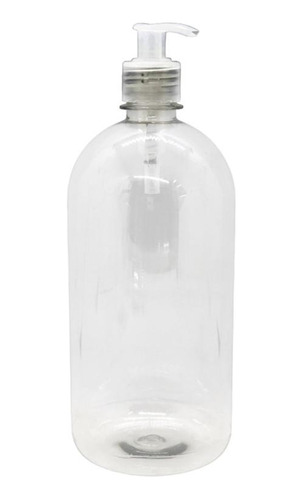 Envase Plastico Botella Con Valvula Cremera 1 Lt Pack X20 