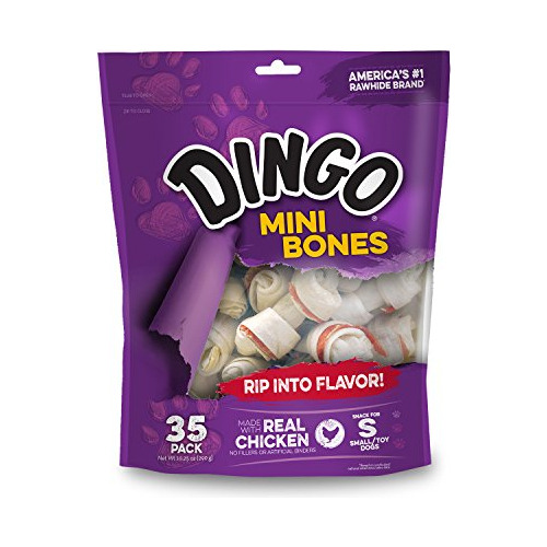 Dingo Mini Bones. Sabor A Pollo, Para Perros Pequeños
