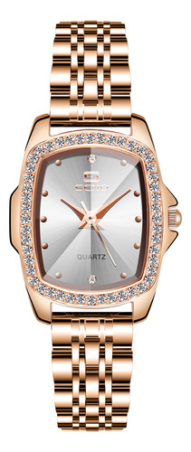 Reloj Retro Europeo Y Americano High Sense Para Mujer Diamon