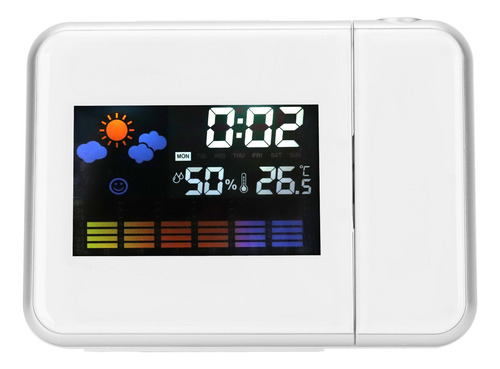 Termómetro Led De Proyección Interior Con Despertador