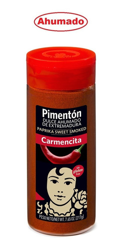 Pimenton O Paprika Dulce Ahumado 217 G