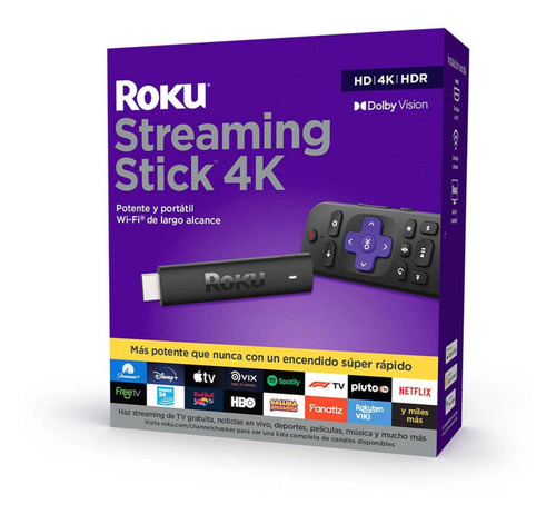 Roku Tv Streaming Stick 4k Hdr Inalámbrico Rok3820mx