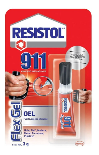 Pegamento Resistol 911 Super Gel 3 Gr 1522038 /v