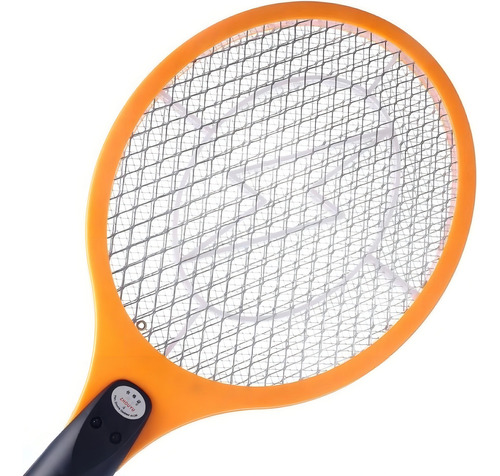 Paleta Raqueta Mata Mosquitos Moscas Recargable Usb + Cable Color Amarillo
