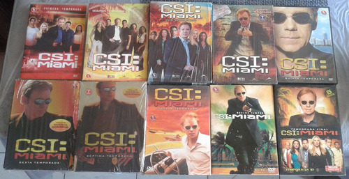 Csi Miami Coleccion Completa 10 Temporadas 1a Ed. 62 Dvds