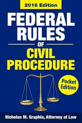Libro Federal Rules Of Civil Procedure 2016, Pocket Editi...