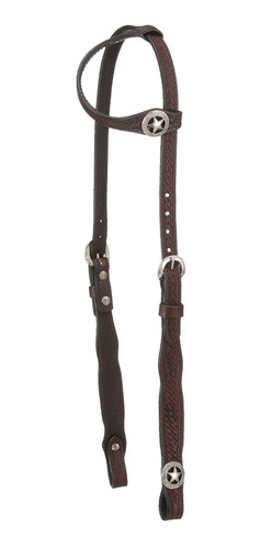 1 Royal King Square Mejilla Unica Oreja Headstall