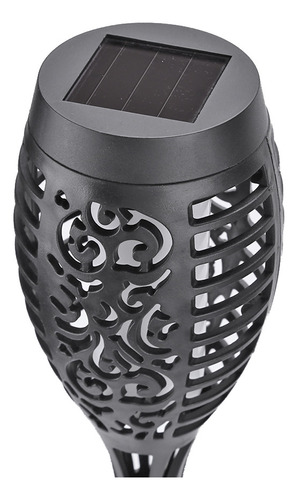 Antorcha Solar De 12 Led Con Luces Parpadeantes Para Jardín
