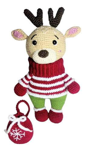 Amigurumi Serafín Reno Bebé - Coleccionable - Hecho A Mano