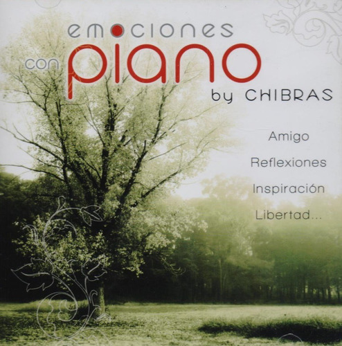 Emociones Con Piano - Chibras - Disco Cd - Nuevo 