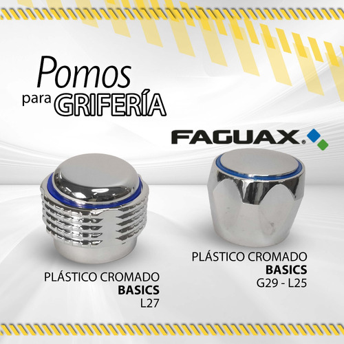 Pomo Faguax Basics Plastico Crom G29 L25(09727) - L27(10147)