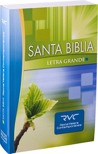 Biblia Reina Valera Contemporánea Letra Grande Rústica Rvc