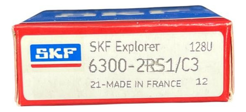 Rodamiento 6300 2rs1-c3 Marca Skf