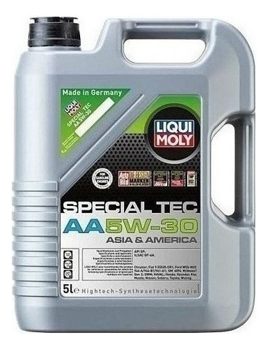 Liqui Moly Aceite Sintetico 5w30 Special Tec Aa 5 Litros