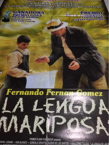 Poster La Lengua De Las Mariposas Anthony Hopkins