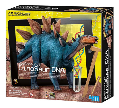 Kit De Excavación Y Realidad Fósil Dinosaurio Stegosaurus 4m