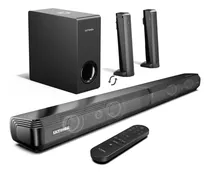 Comprar Ultimea - Barra De Sonido De 4.1 Canales Para Tv Inteligente Con Dolby Atmos, 2 En 1 Bluetooth 5.3 Barra De Sonido Para Tv Con Subwoofer, 280 W De Potencia Máxima, 3 Modos Eq Barra De Sonido Tv, Bass