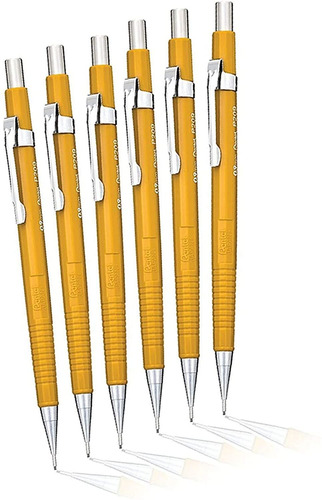 Pentel Sharp - Lápiz De Dibujo Automático, 0.035 In, Amarill