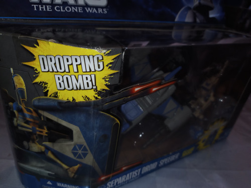 Star Wars Clone Wars Separatist Droid Speeder With Battle Dr (Usado)