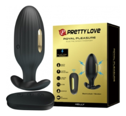 Plug Anal Con Control Electric Shock Royal Pleasure 