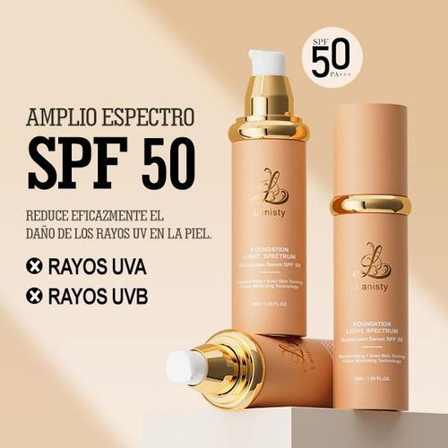 Base De Maquillaje 4 En 1 Que Cambia De Color Solar Fps 50
