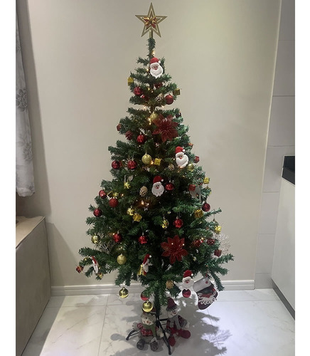 Imagem 4 de 5 de Árvore De Natal Grande Promoção Artificial Luxo 180 Cm Cheia