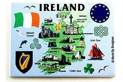 Irlanda Serie Ue Refrigerador Del Recuerdo Del Imán De 2,5  