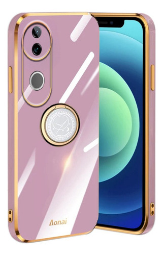 Funda Para Vivo V50 5g Galvanoplastia 6d Anillo
