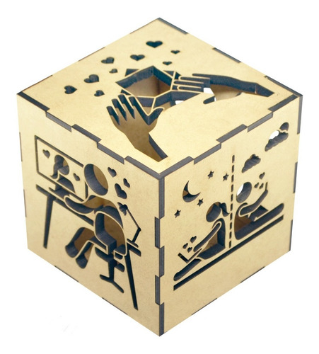 Uniquebox Amor A Distancia Regalo Caja De Luz San Valentin