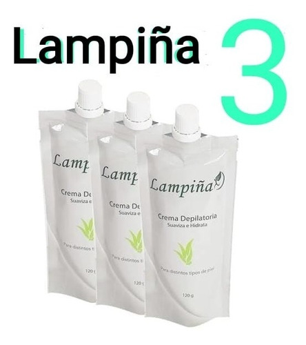  Lampiña Crema Depiladora Pack 3