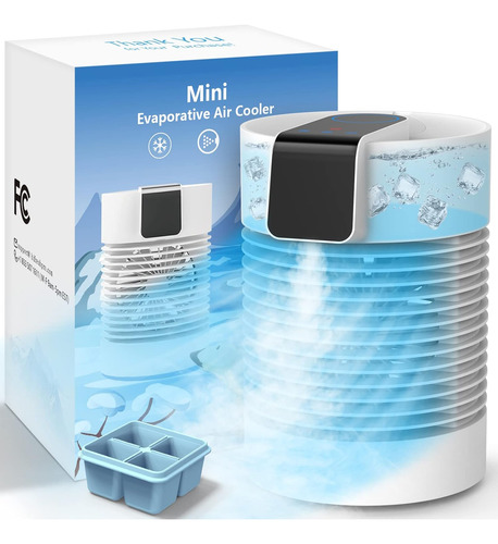 Refrigerador De Ar Evaporativo Pequeno, Umidificador, Ventil