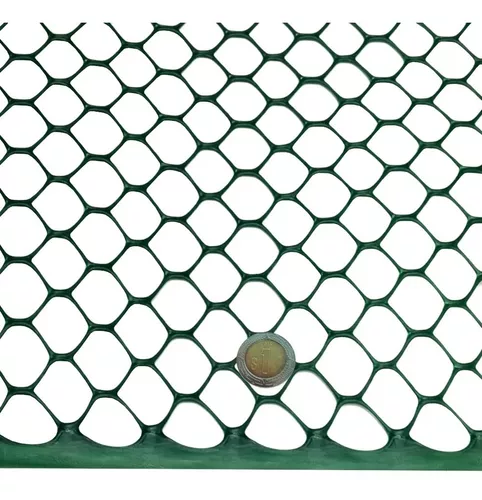 Malla hexagonal plástica de 1X10 m